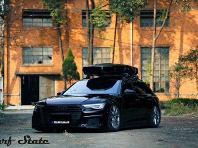 Modern urban Audi A6 allroad stancenation young fashion