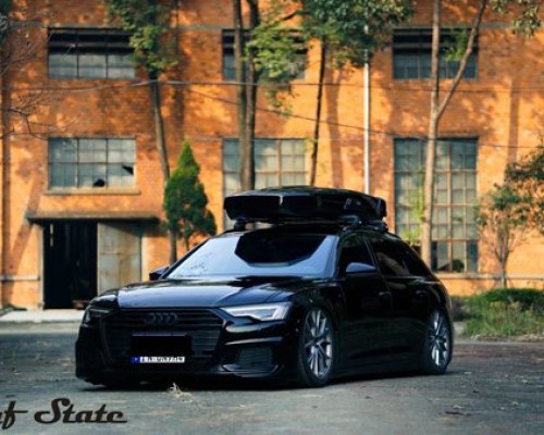 Modern urban Audi A6 allroad stancenation young fashion