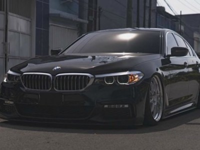 The style of sticking to the ground BMW G30 stancenation is all about posture