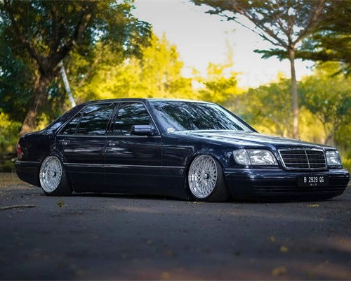 The most beautiful Mercedes-Benz S-class W140 stancenation avant-garde fashion
