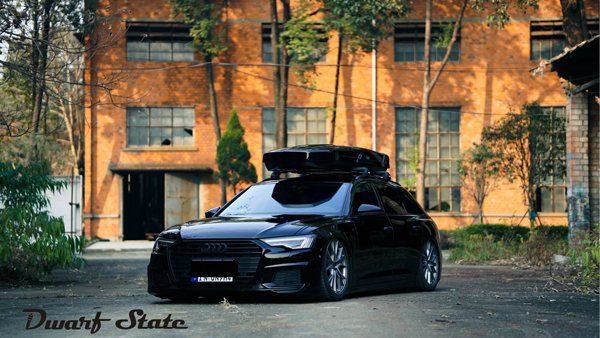 Modern urban Audi A6 allroad stancenation young fashion