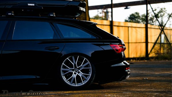 Modern urban Audi A6 allroad stancenation young fashion